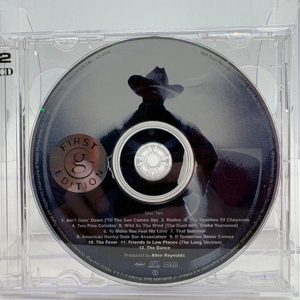 Garth Brooks Double Live CD First Edition 1998 Pearl Records 2 Disc Set